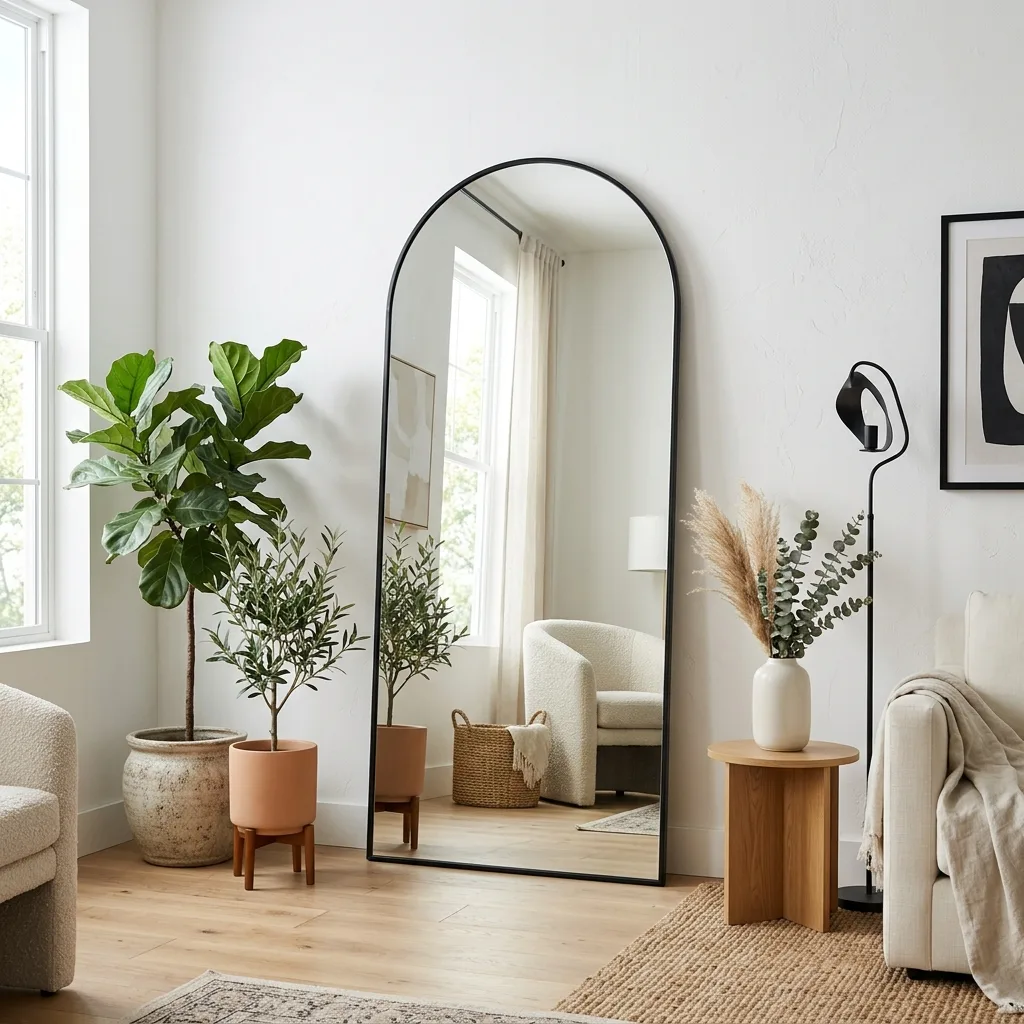 Arched Metal Frame Floor Mirror Sialkot