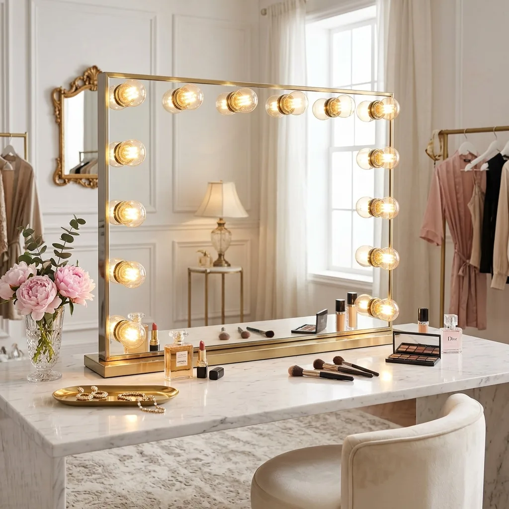 Hollywood Bulb Dressing Mirror Sialkot