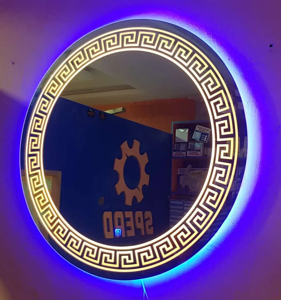 Greek Key Backlit Smart Mirror Sialkot