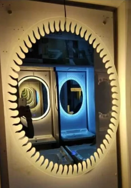 Octagonal Dual-Tone LED Smart Mirror Alternate View Sialkot